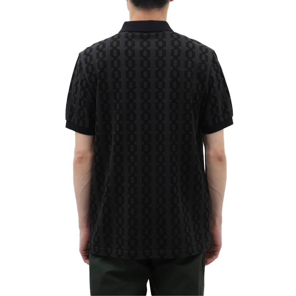 חולצת פולו פרד פרי Cable Print גברים