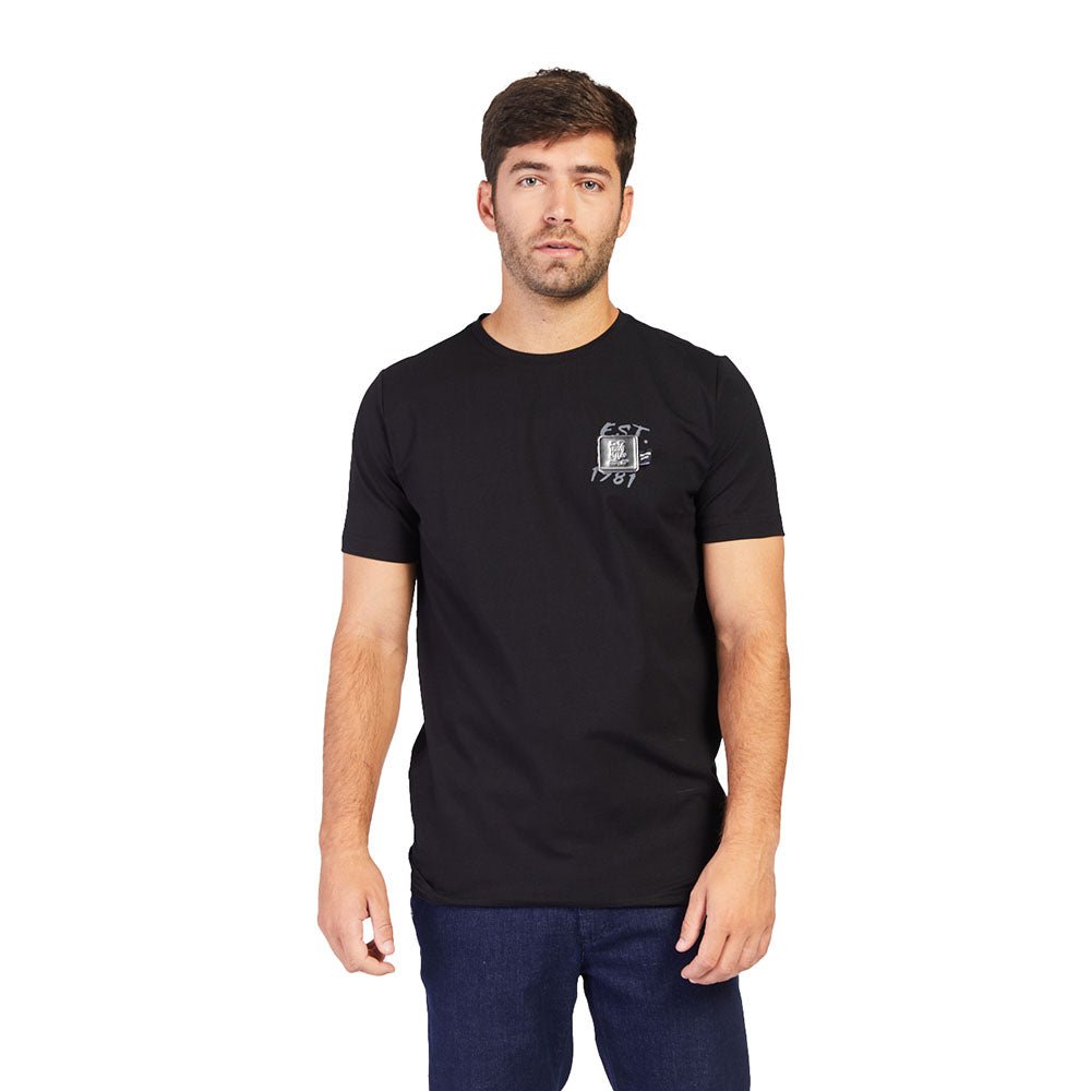 חולצת טישירט קצרה ריפליי עם פאץ' גברים