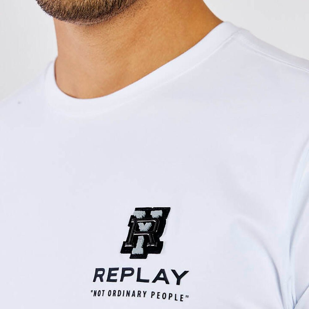 חולצת טישרט ריפליי קצרה Small Logo גברים - rpy-24265854-00-2XL