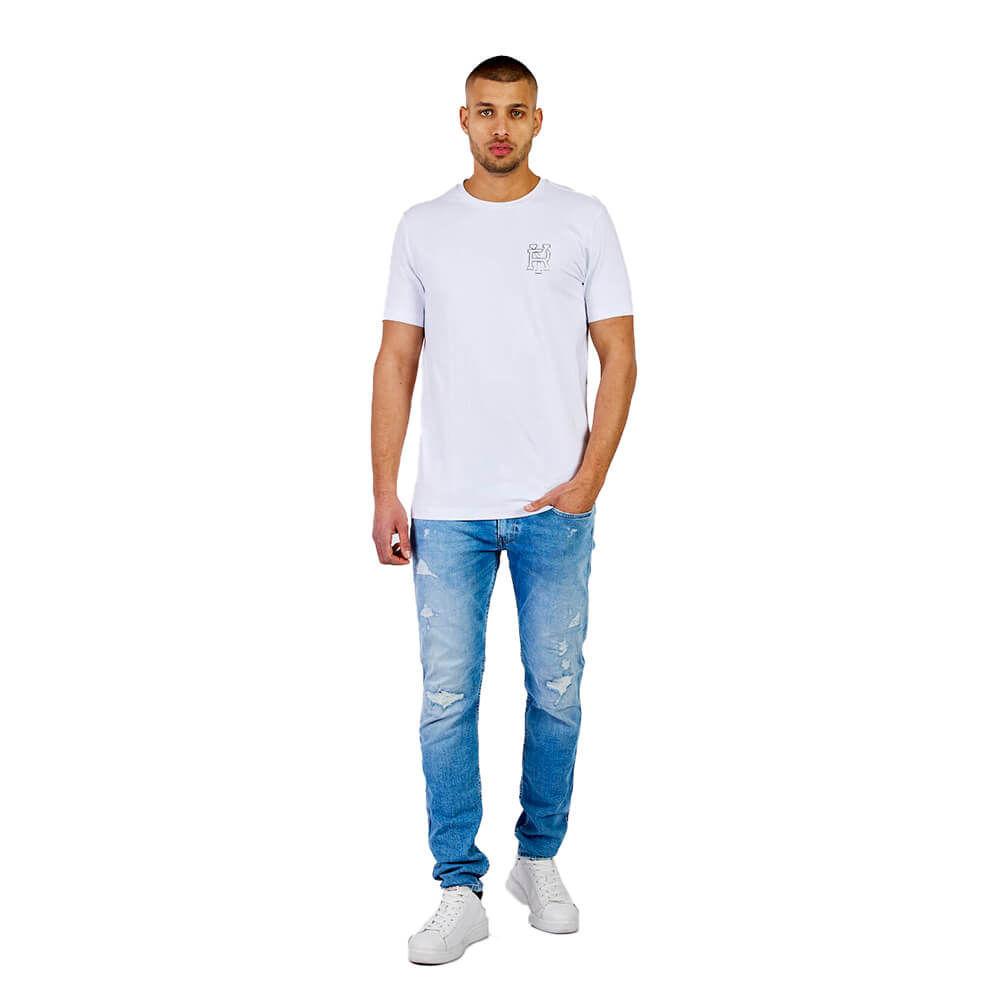 חולצת טישרט ריפליי קצרה RY Logo גברים