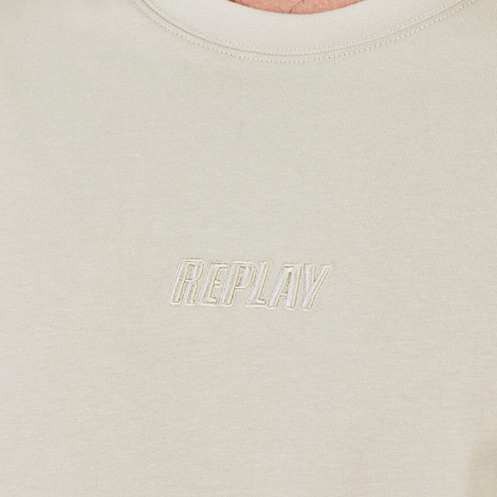 חולצת טישרט ריפליי קצרה לוגו קלאסי גברים