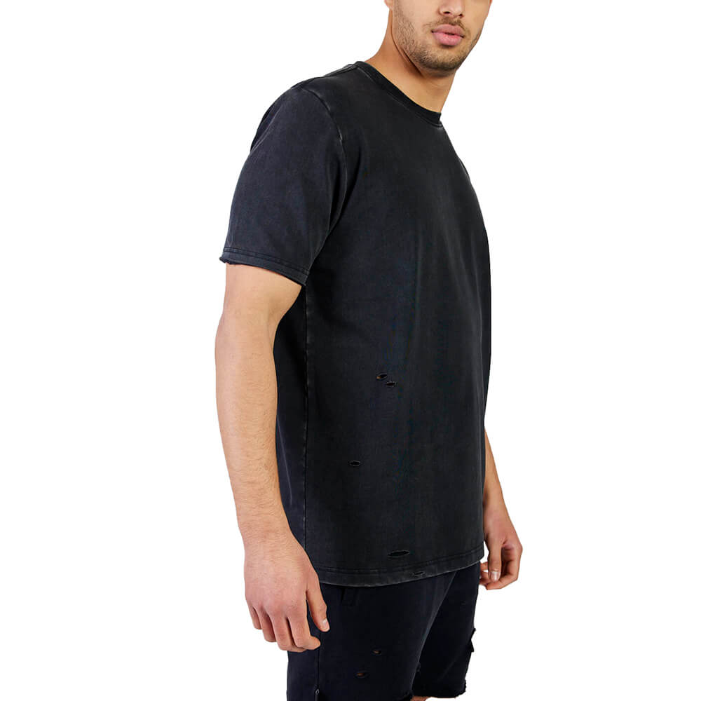 חולצת טישרט ריפליי קצרה Back Print Oversize גברים