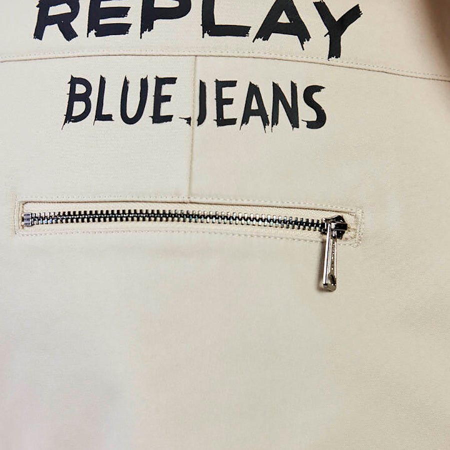 מכנס קצר ריפליי Back Print גברים