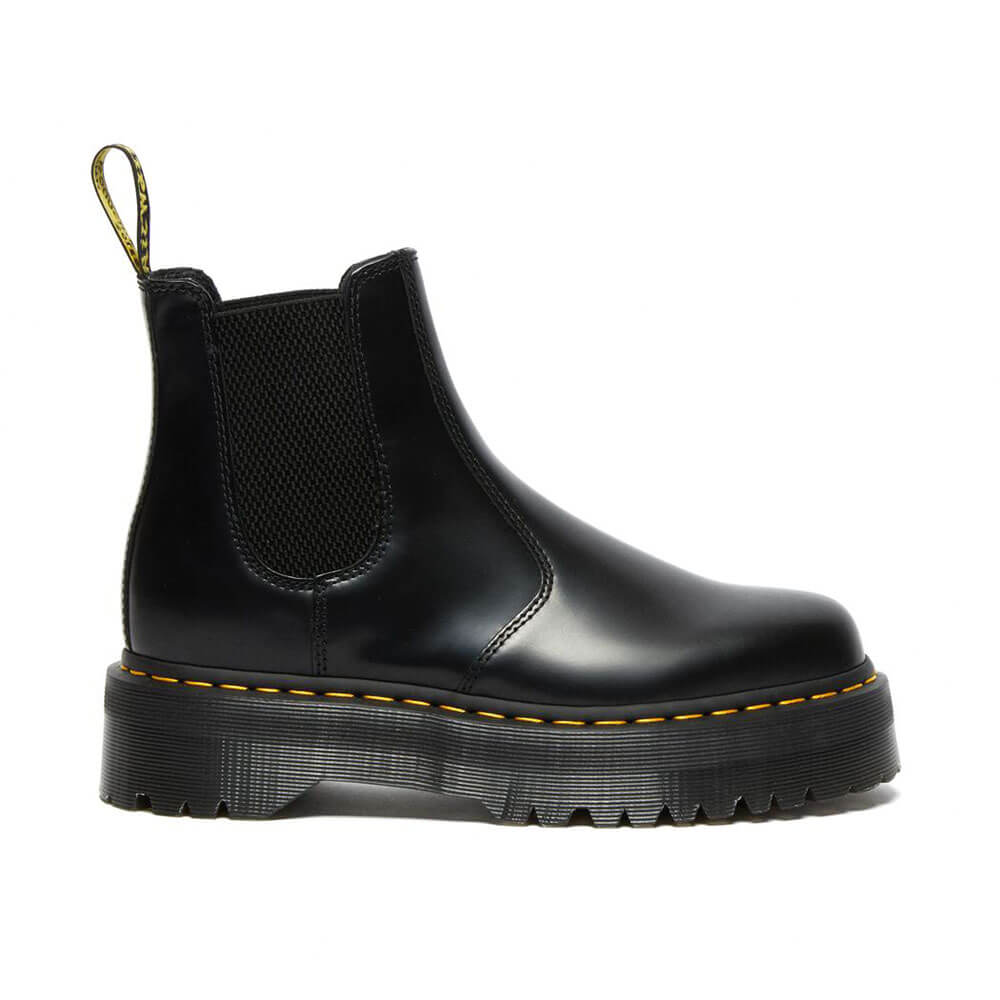 נעלי ד"ר מרטינס פלטפורמה 2976 Quad Leather Platform Chelsea Boots נשים