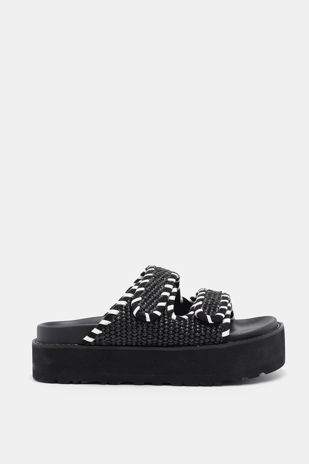 כפכפי דיסקו רוסו Raffia Rocky נשים