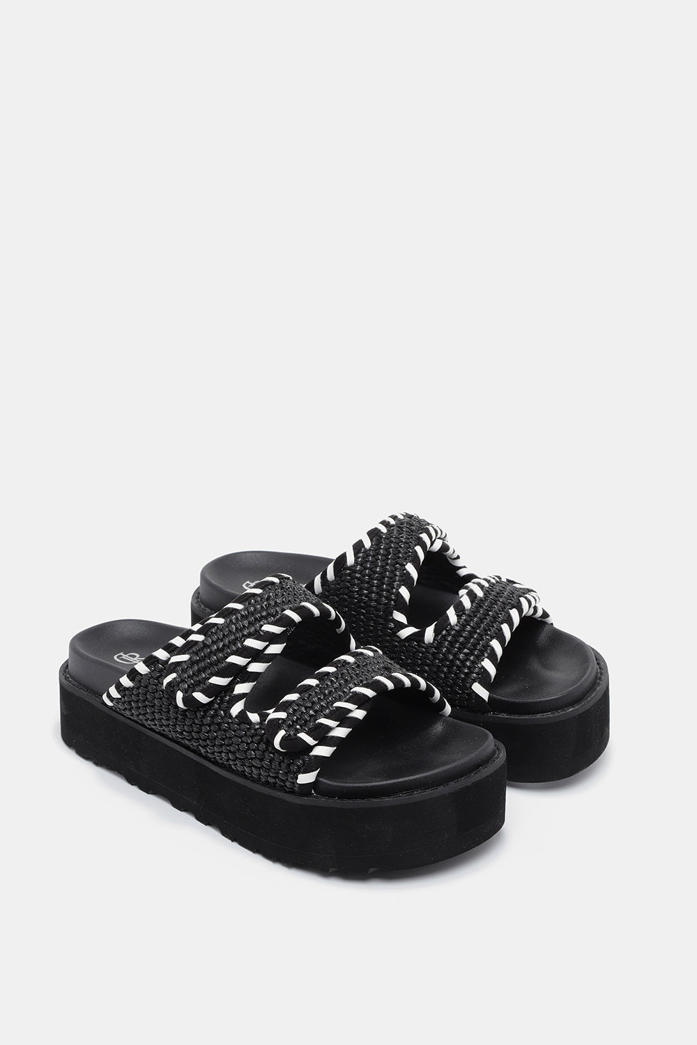 כפכפי דיסקו רוסו Raffia Rocky נשים