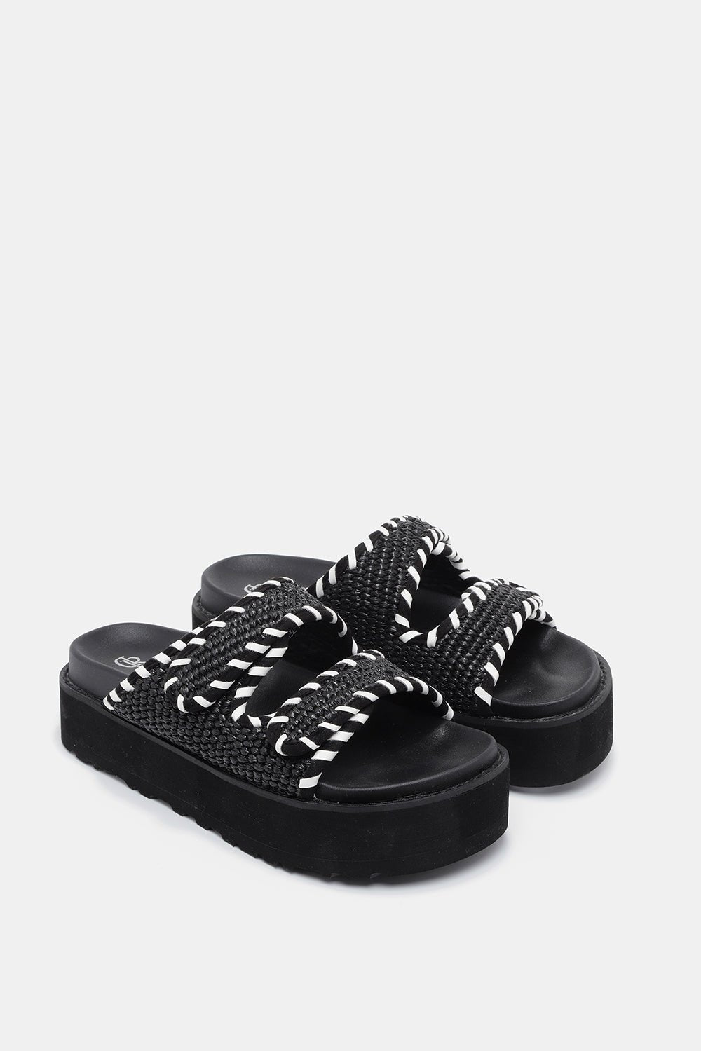 כפכפי דיסקו רוסו Raffia Rocky נשים