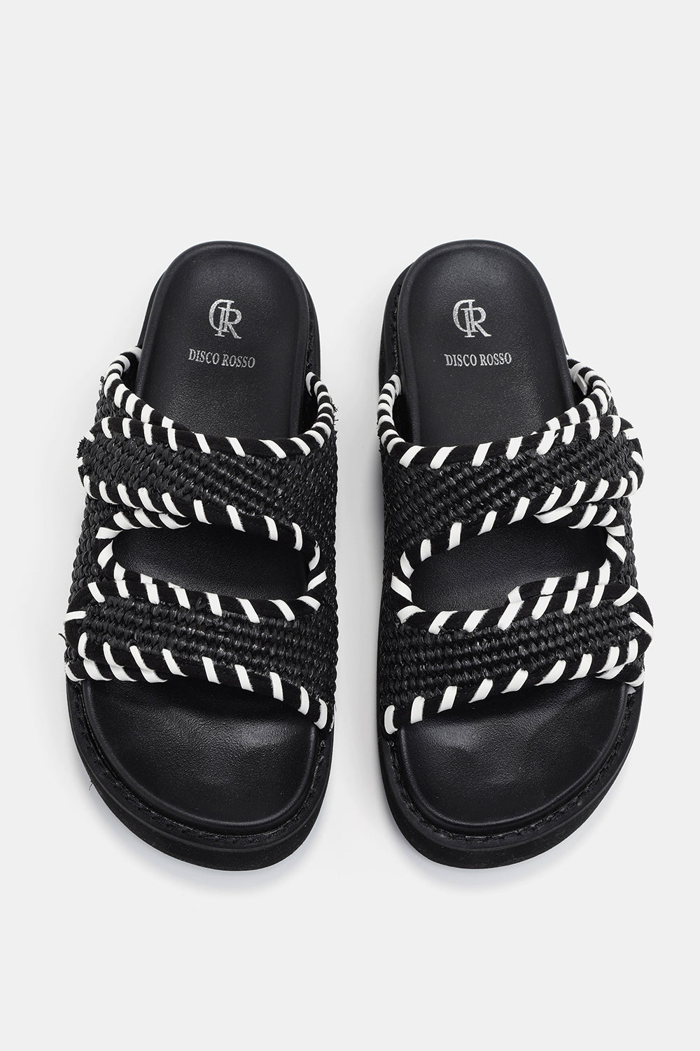 כפכפי דיסקו רוסו Raffia Rocky נשים