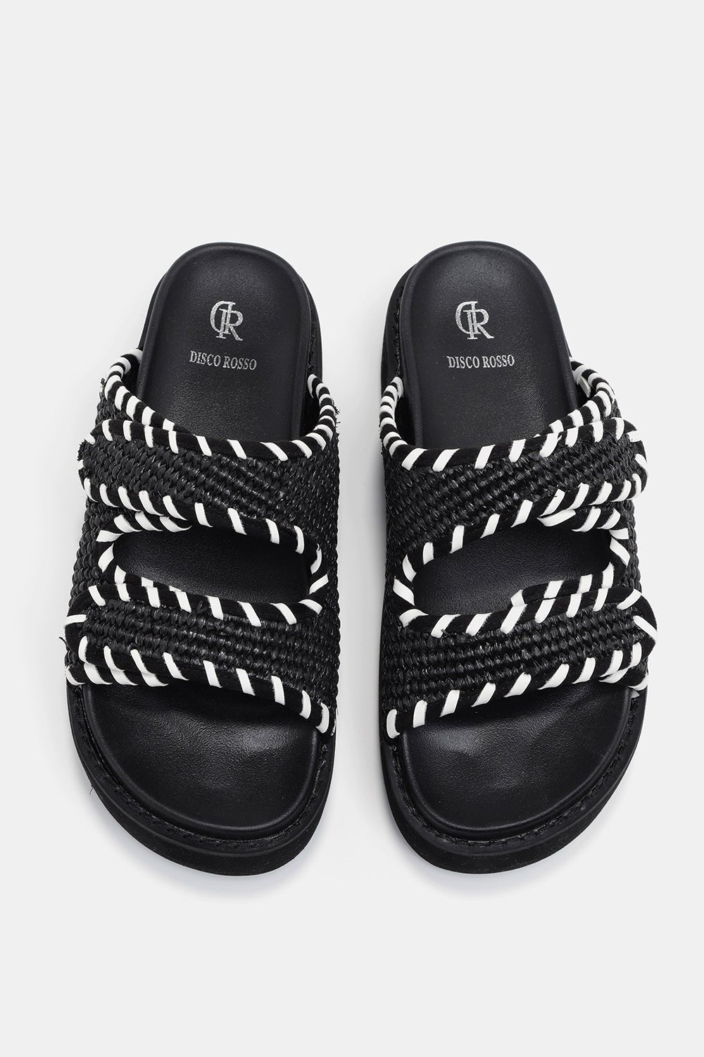 כפכפי דיסקו רוסו Raffia Rocky נשים
