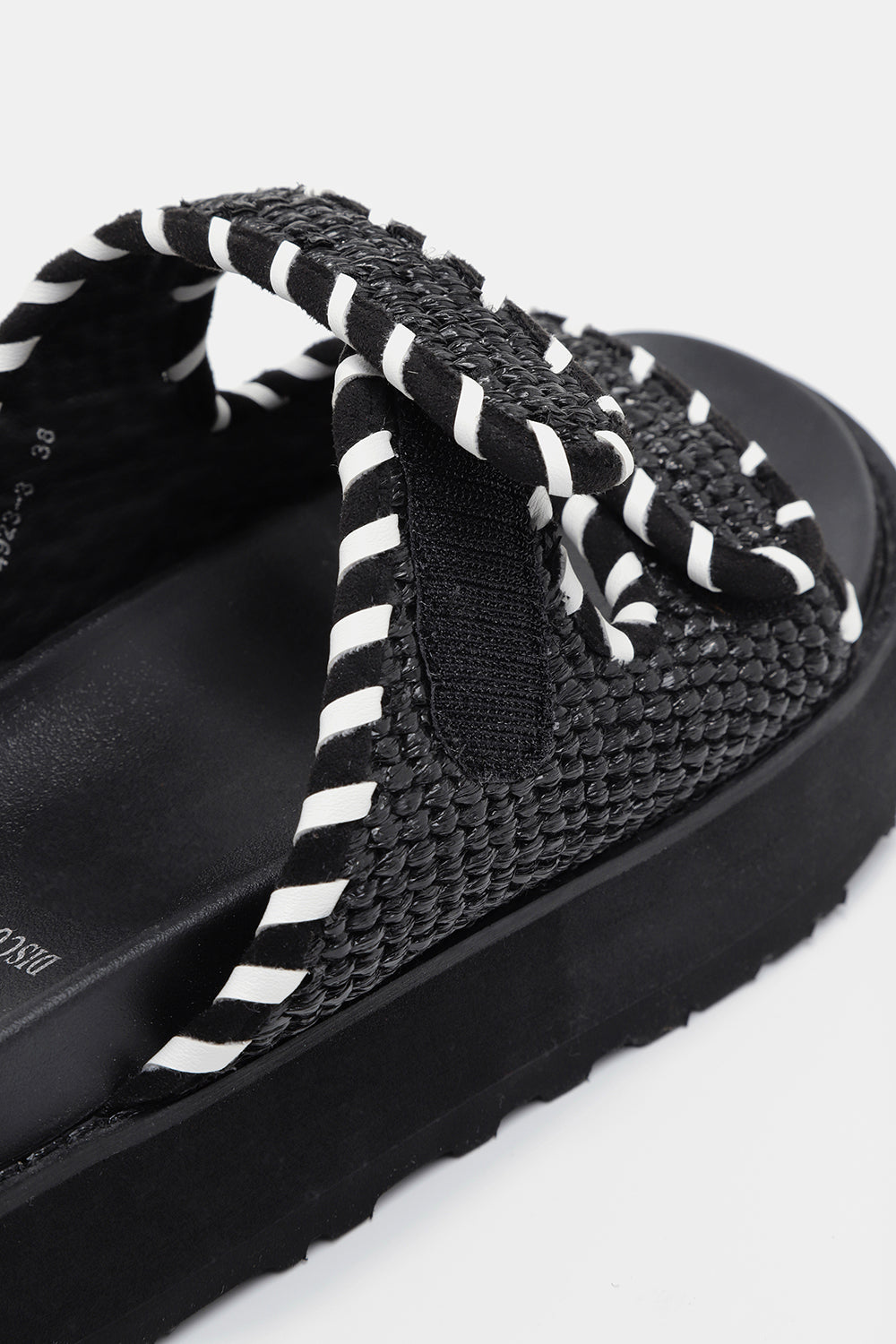 כפכפי דיסקו רוסו Raffia Rocky נשים