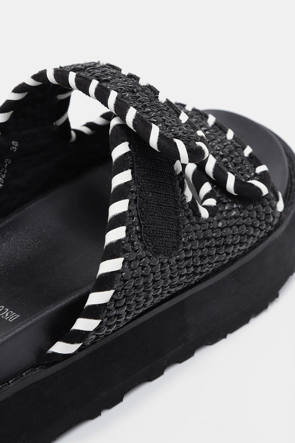 כפכפי דיסקו רוסו Raffia Rocky נשים