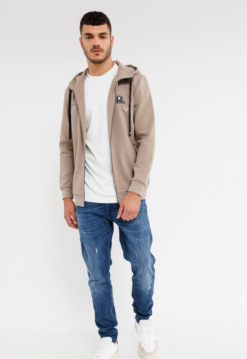 ג'קט קפוצ'ון ריפליי R Logo גברים