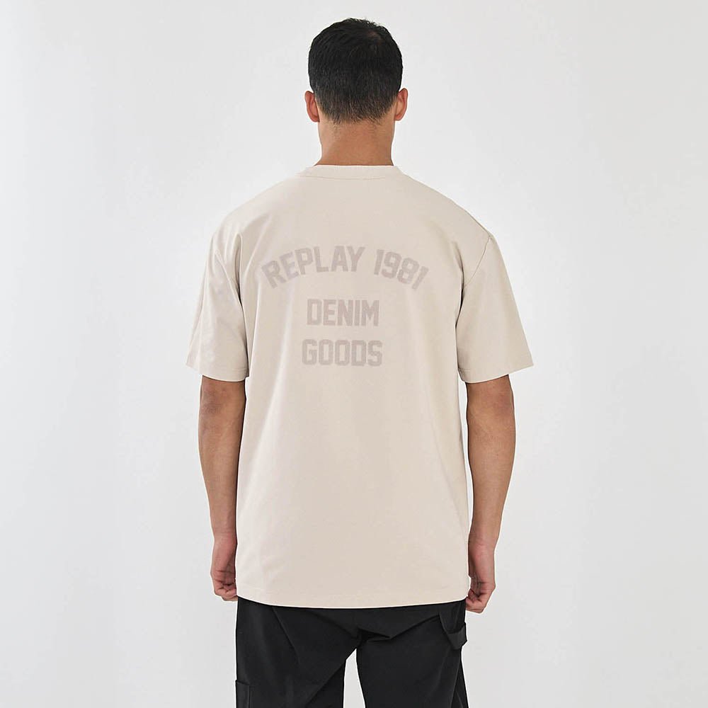 חולצת טישירט קצרה ריפליי Big Back Print גברים