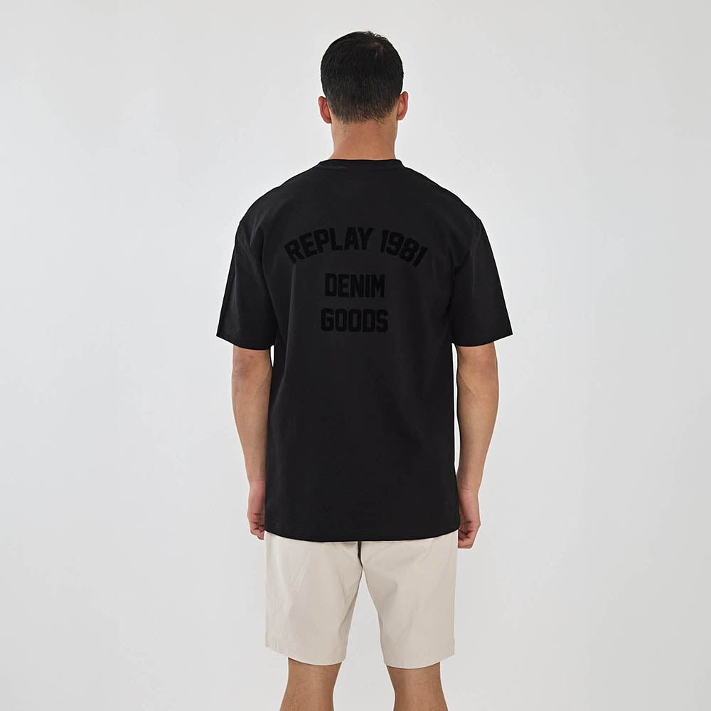 חולצת טישירט קצרה ריפליי Big Back Print גברים