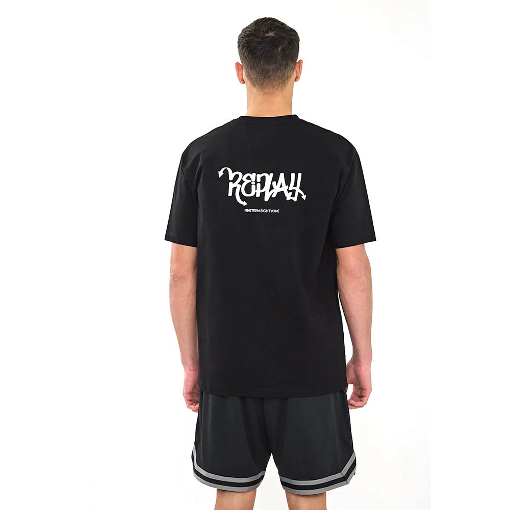 חולצת טישירט קצרה ריפליי Back Print גברים