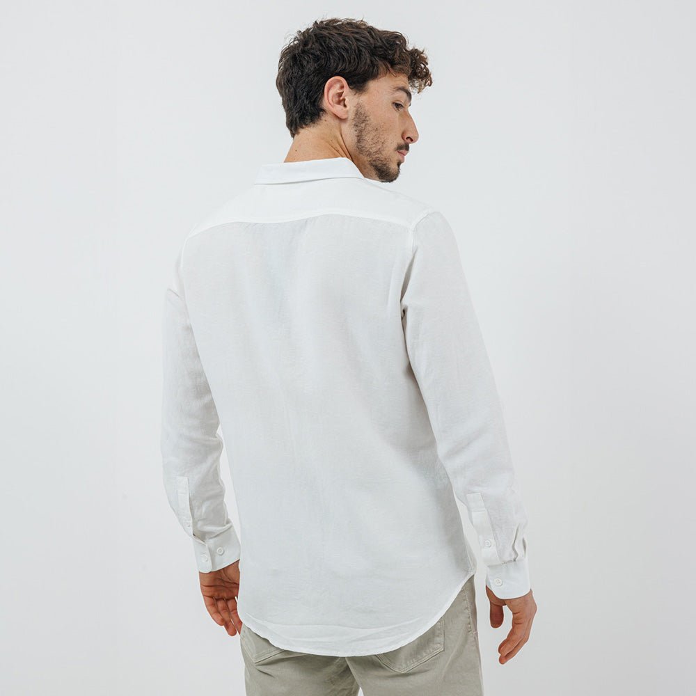 חולצה מכופתרת ריפליי Linen גברים