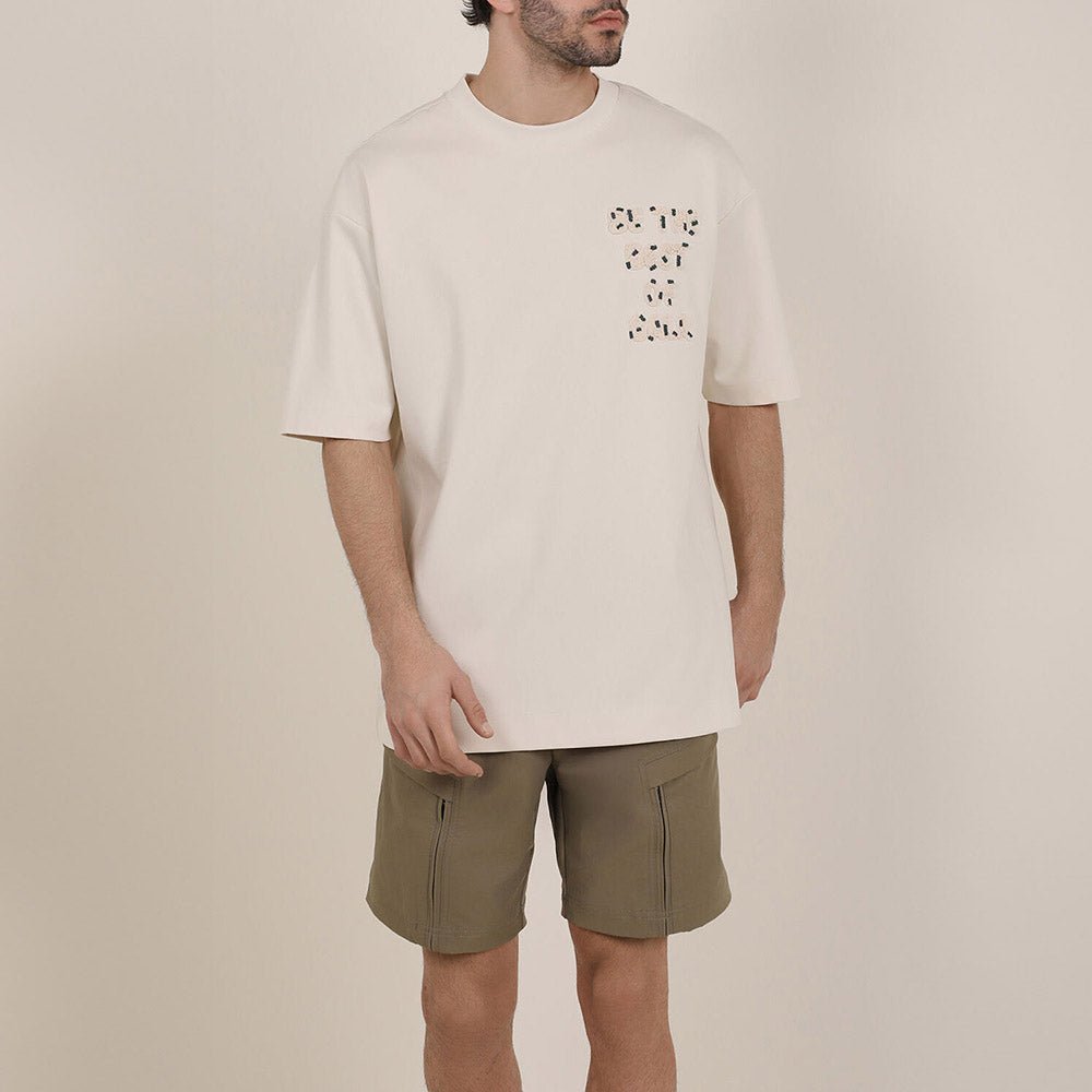 חולצת טישירט קצרה באלר Be The Best Oversize גברים