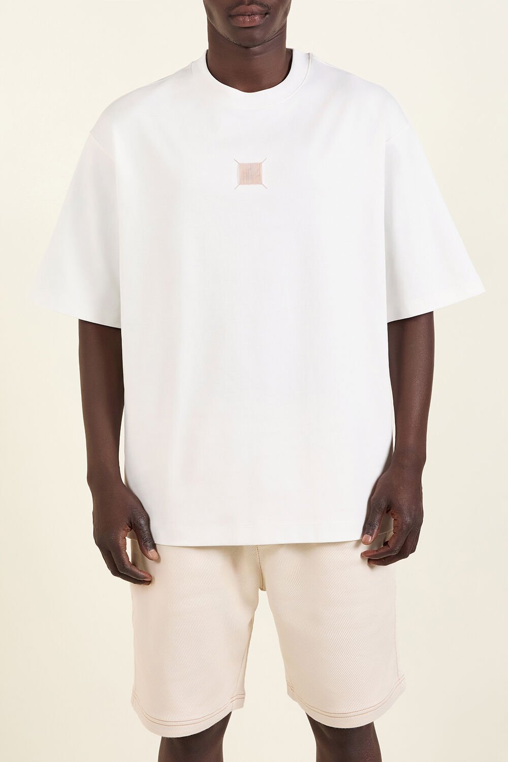 חולצת טישירט קצרה באלר Center Square Logo גברים