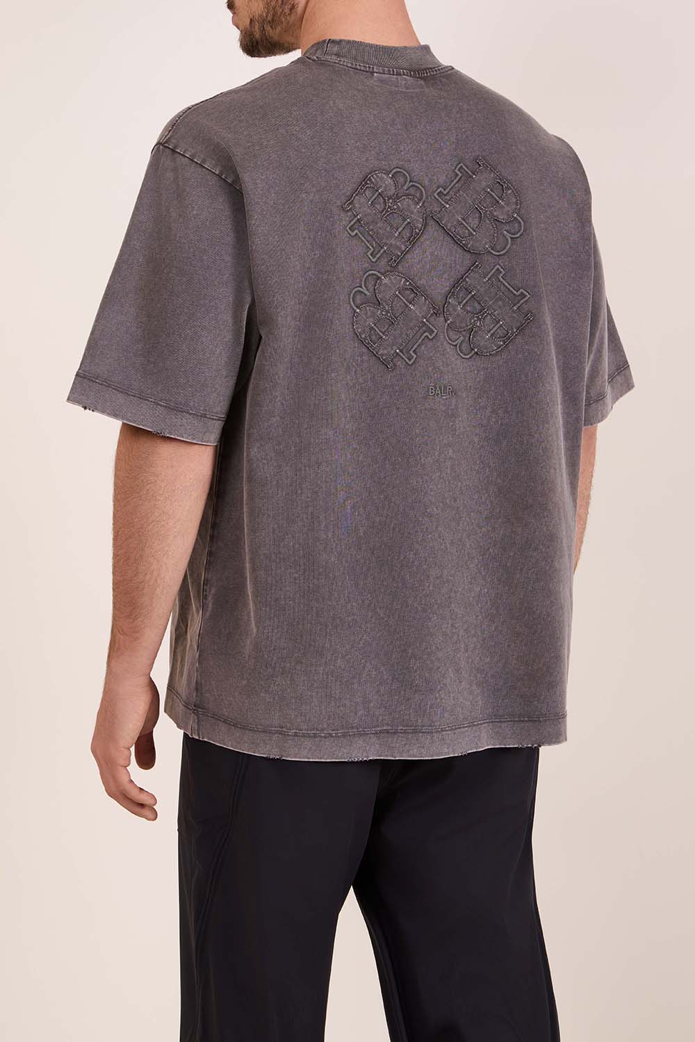 חולצת טישירט קצרה באלר Back 4 Logos גברים