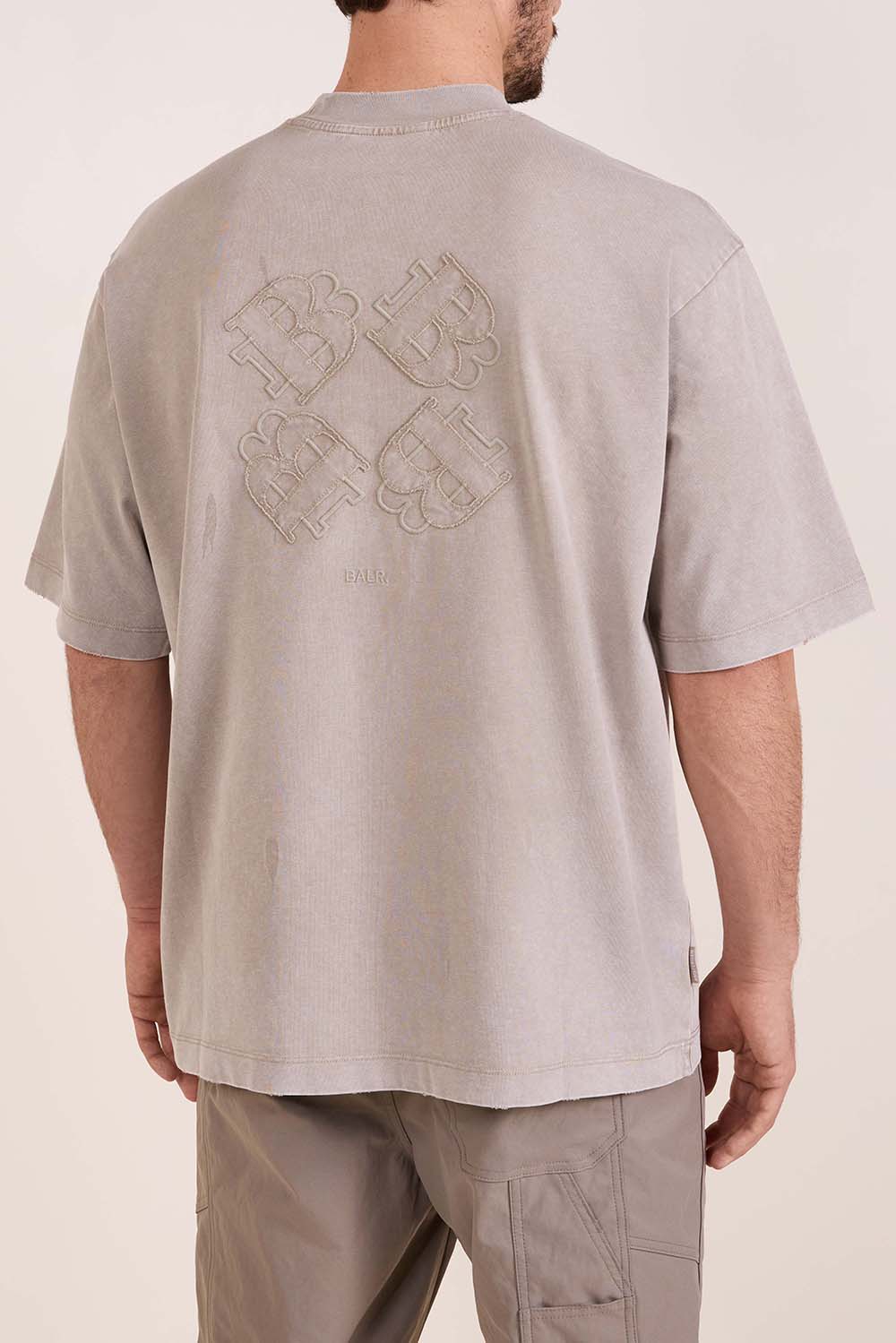 חולצת טישירט קצרה באלר Back 4 Logos גברים