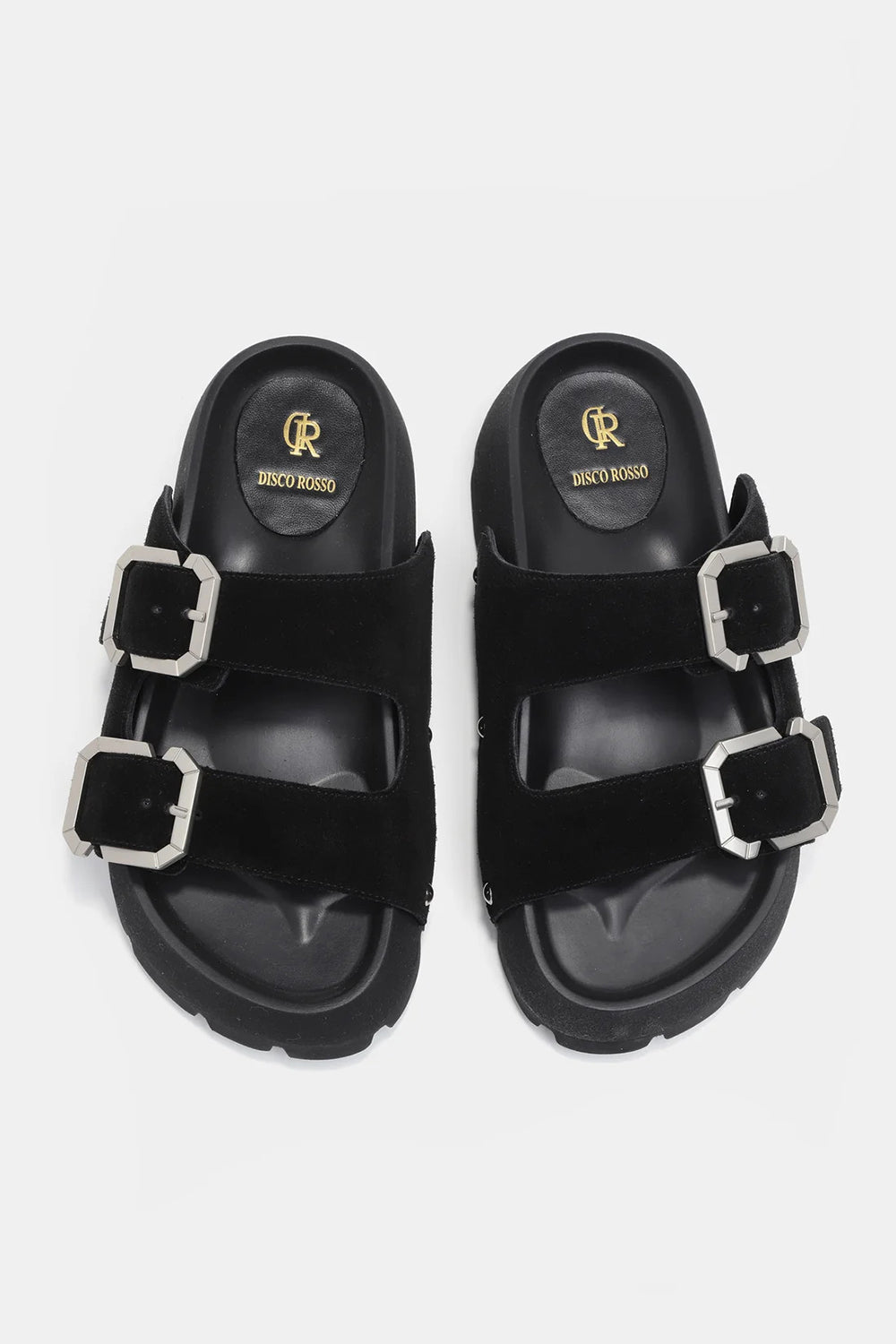 כפכפי דיסקו רוסו Double Buckle 5 נשים