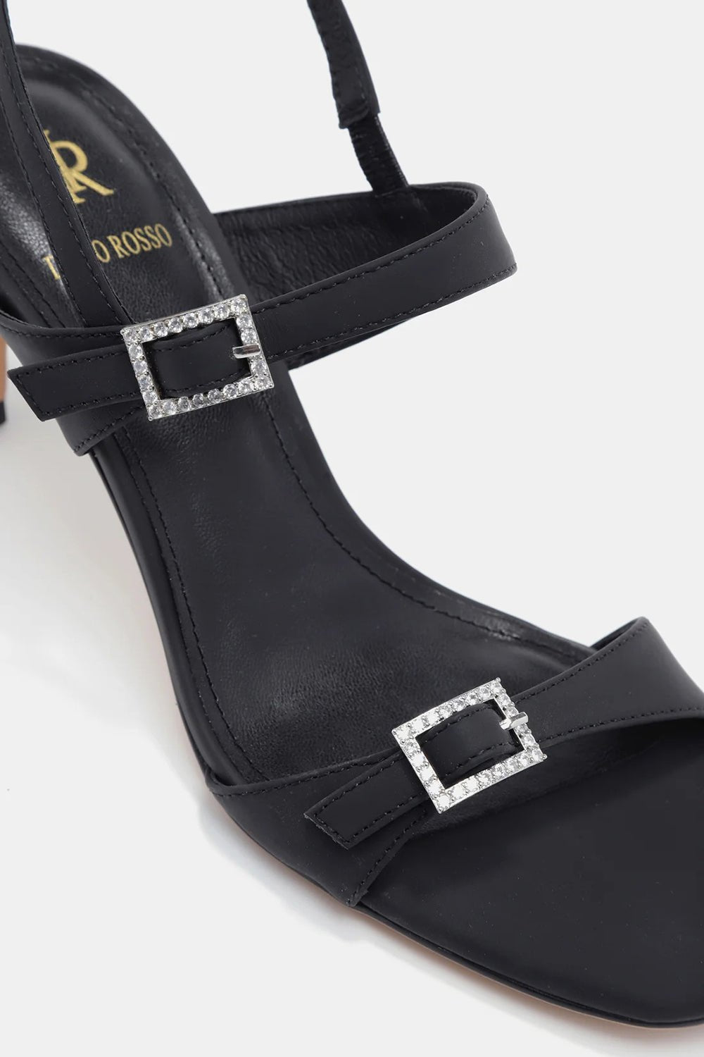 נעלי עקב דיסקו רוסו Diamond Buckle 8 נשים