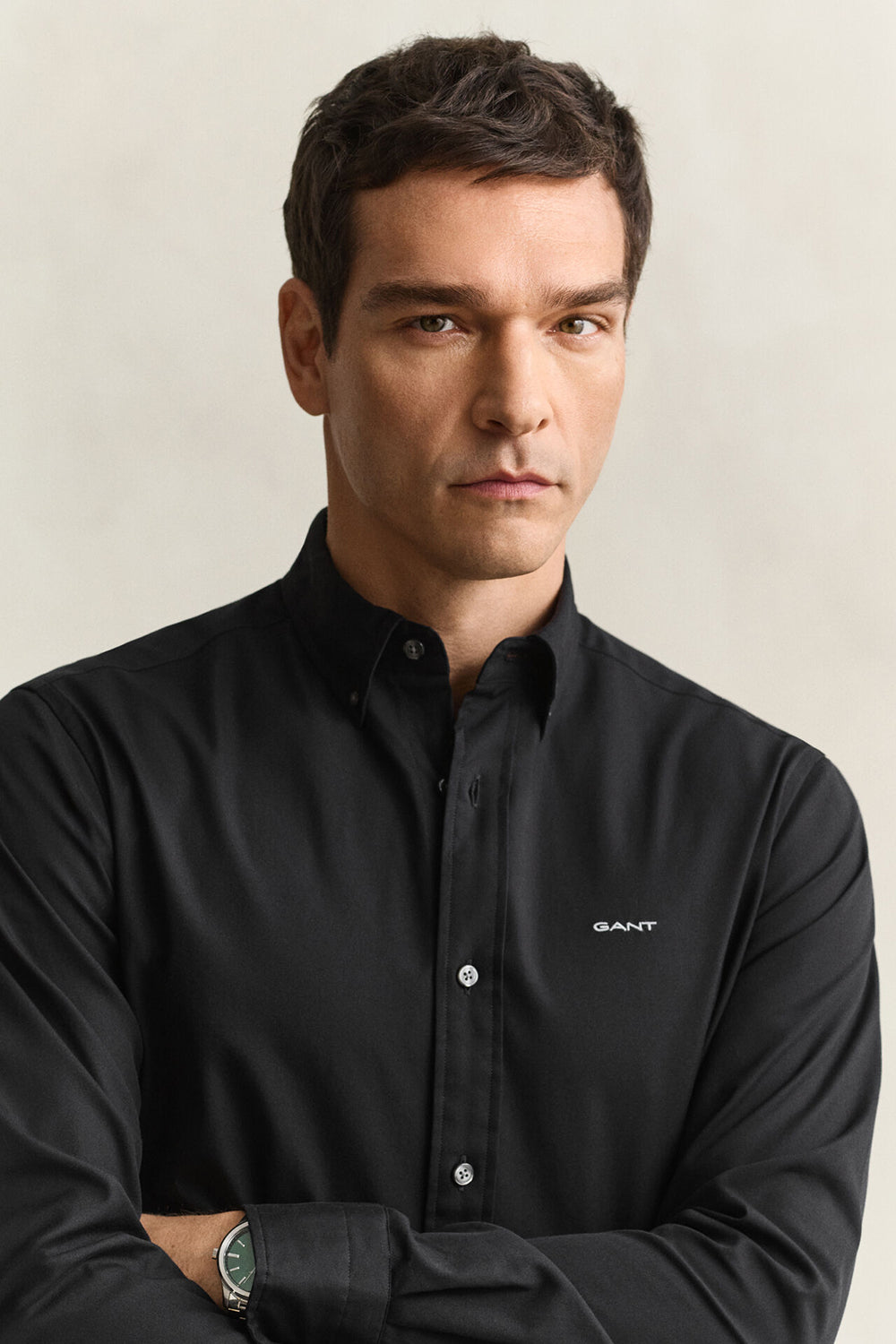 חולצה מכופתרת גאנט Slim Fit Pinpoint Oxford גברים