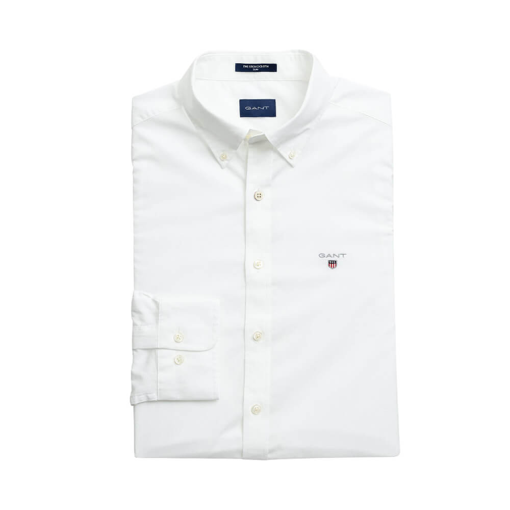 חולצה מכופתרת גאנט Slim Broadcloth גברים