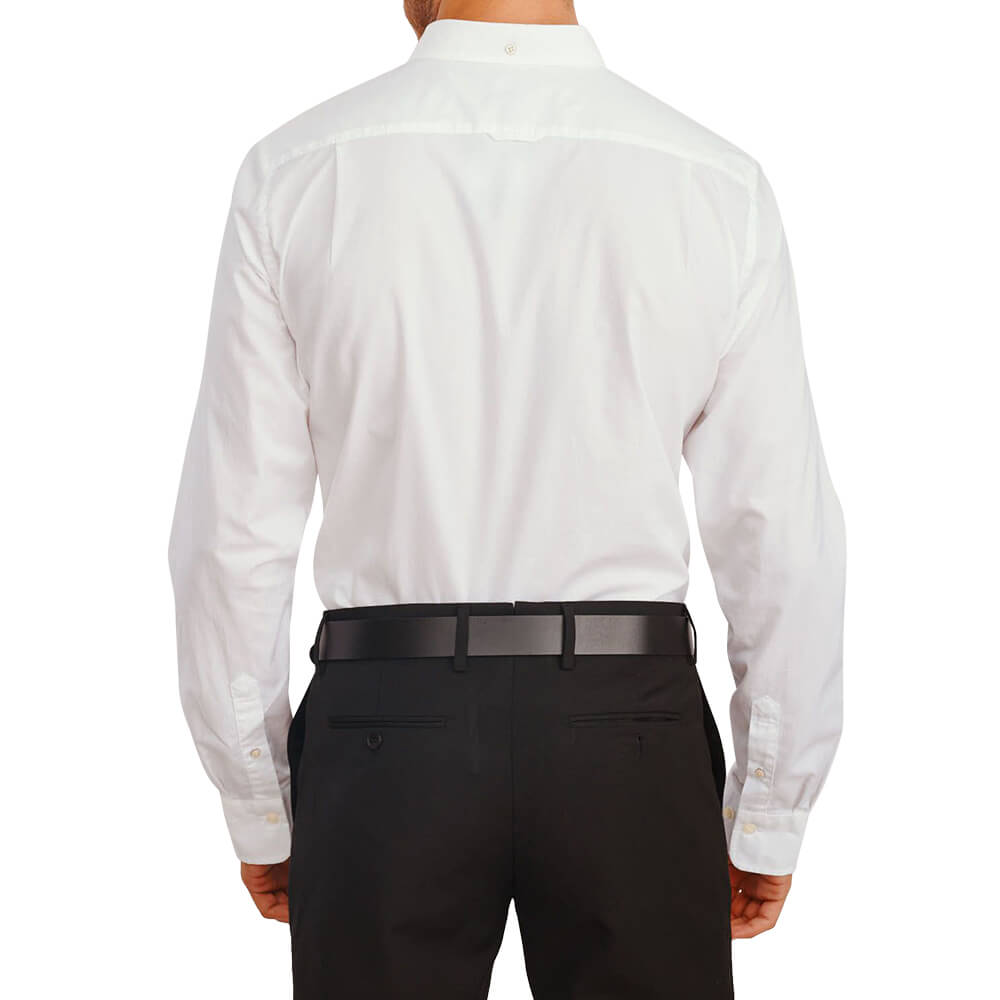 חולצה מכופתרת גאנט Slim Broadcloth גברים