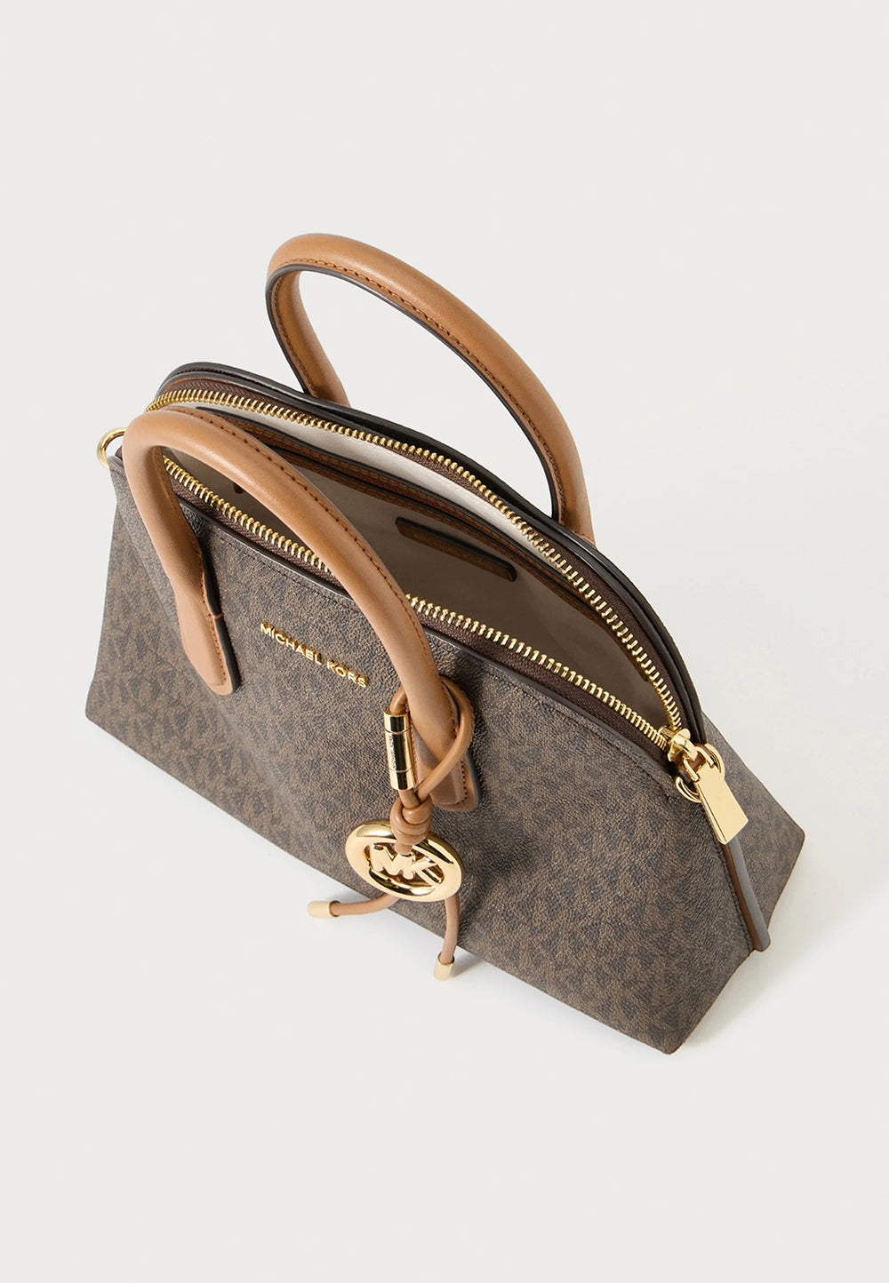 תיק מייקל קורס Teddi Medium Signature Logo Slouchy Shoulder Bag נשים