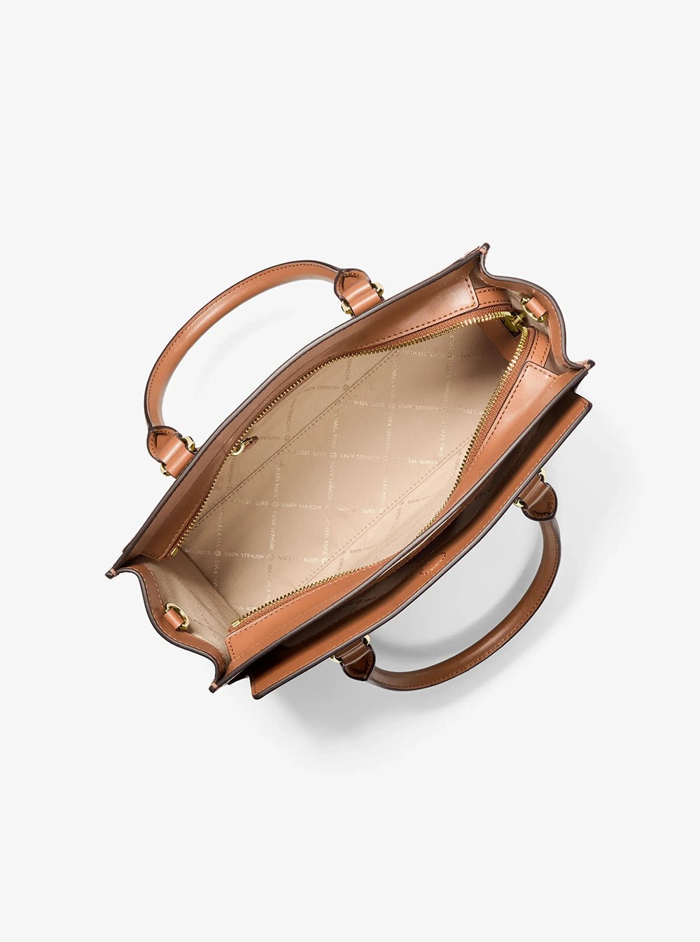 תיק מייקל קורס Becca Medium Signature Logo Stripe Satchel נשים