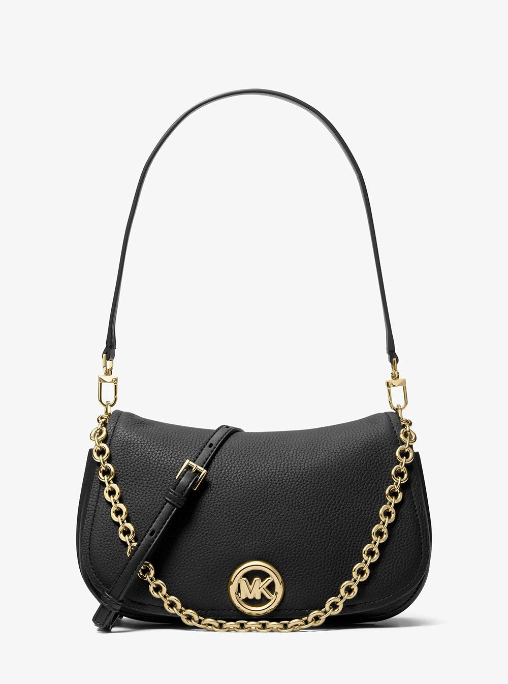 תיק מייקל קורס Nolita Medium Pebbled Leather Convertible Shoulder נשים - mks-30R6GY5S2L-001-One-Size