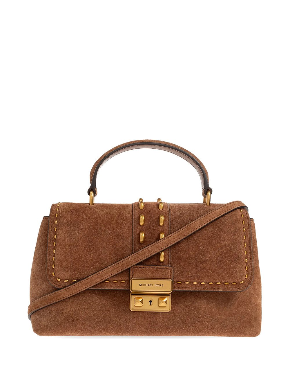 תיק מייקל קורס Medium Tribeca Studded Top-Handle Satchel נשים