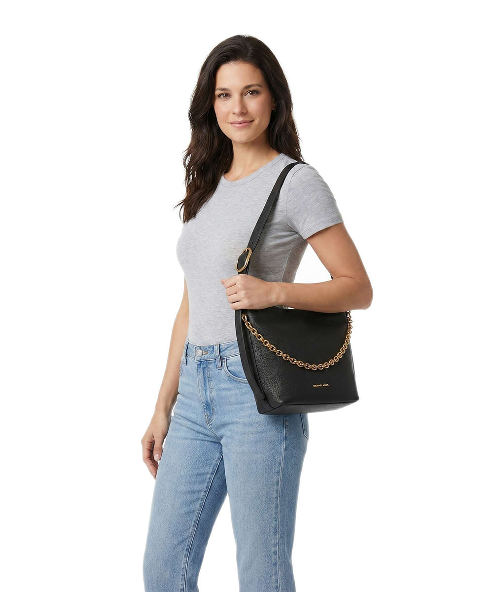 תיק מייקל קורס Nolita Small Pebbled Leather Bucket Tote Bag נשים