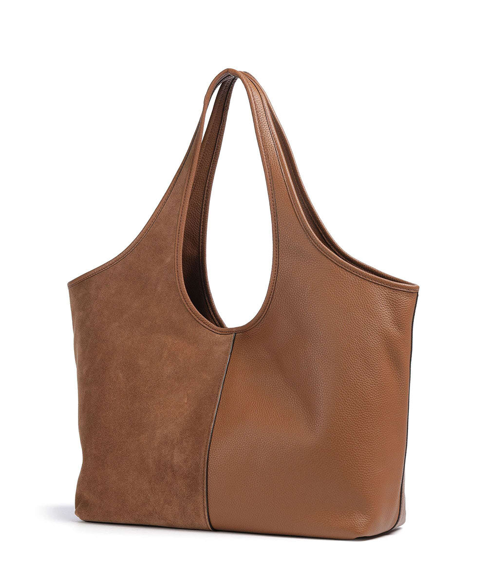 תיק מייקל קורס Henly Large Leather and Suede Tote Bag נשים