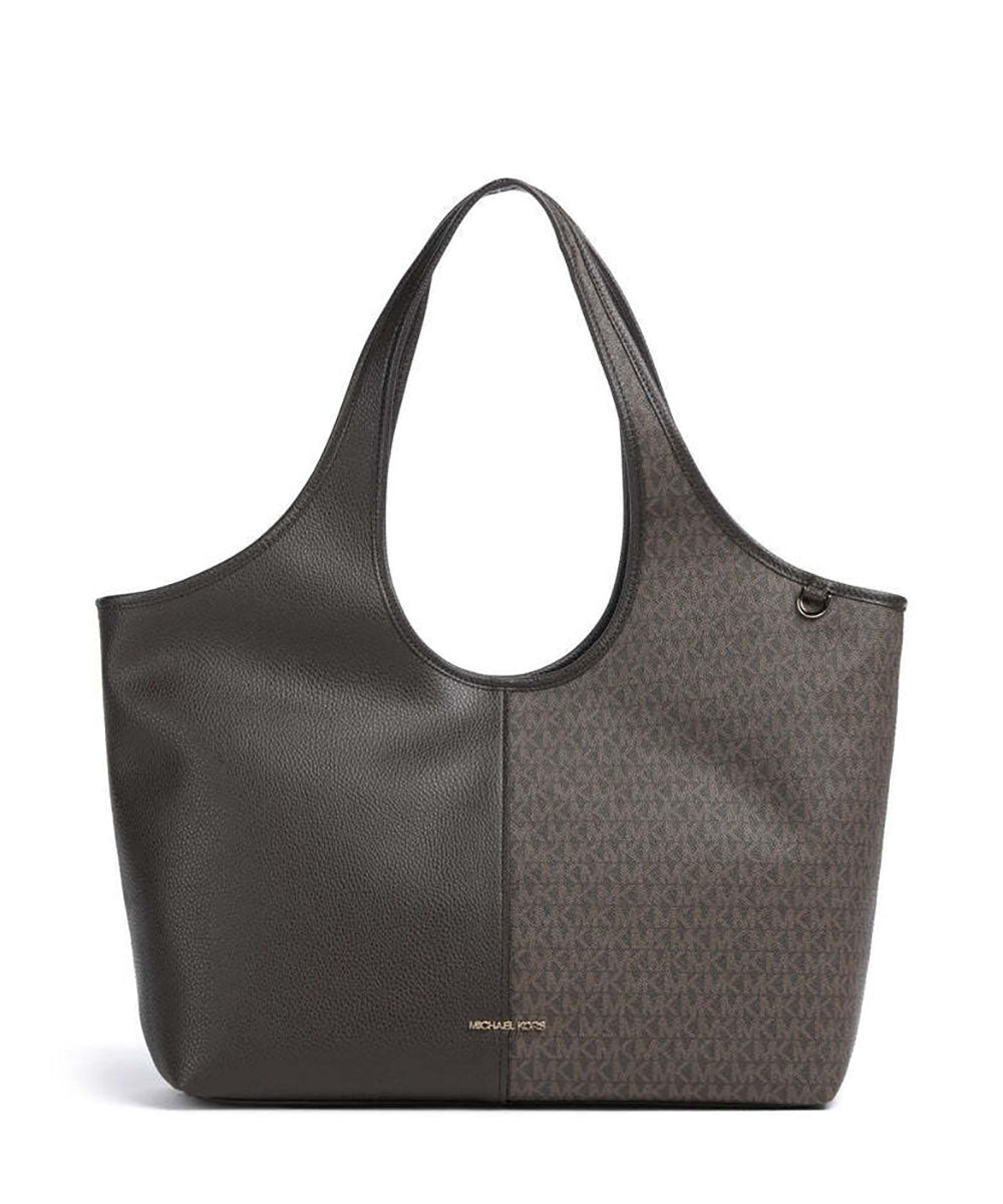 תיק מייקל קורס Henly Large Signature Logo and Textured Tote Bag נשים