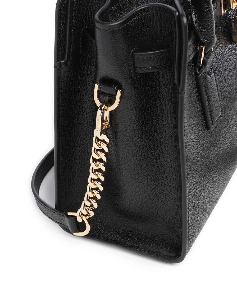 תיק מייקל קורס Hamilton Moderne Small Pebbled Leather Satchel נשים