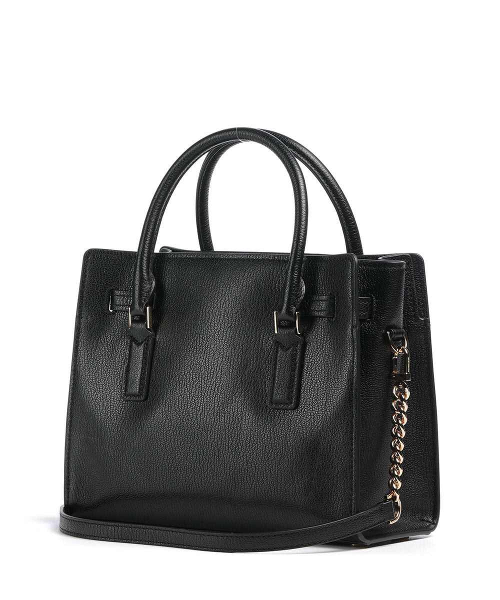תיק מייקל קורס Hamilton Moderne Small Pebbled Leather Satchel נשים