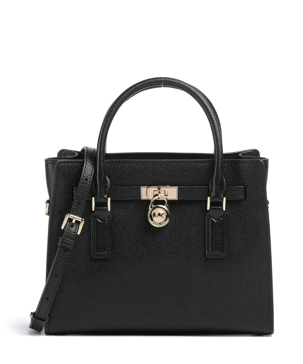 תיק מייקל קורס Hamilton Moderne Small Pebbled Leather Satchel נשים