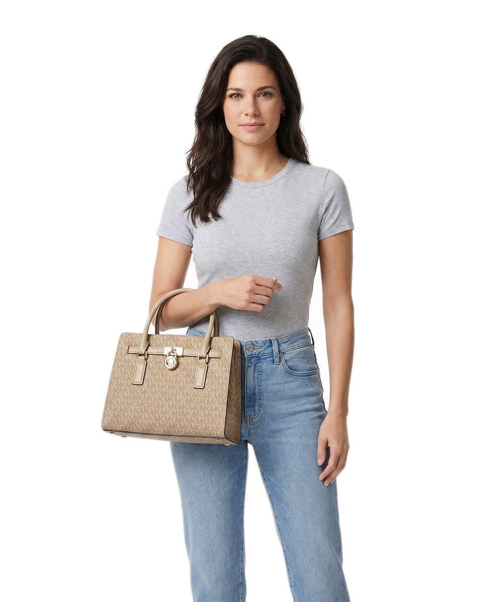 תיק מייקל קורס Hamilton Moderne Small Textured Satchel נשים