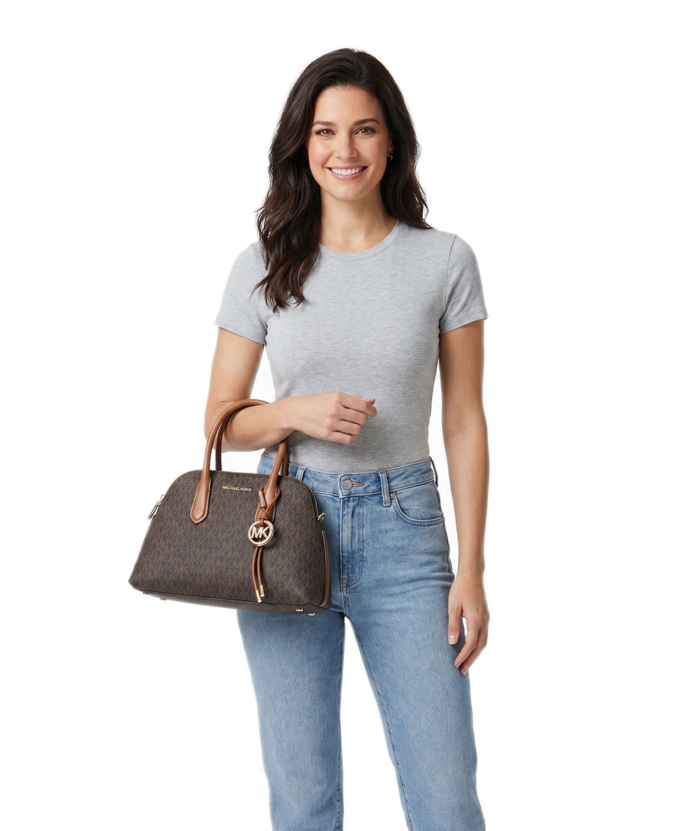 תיק מייקל קורס Freddie Small Signature Logo Satchel נשים