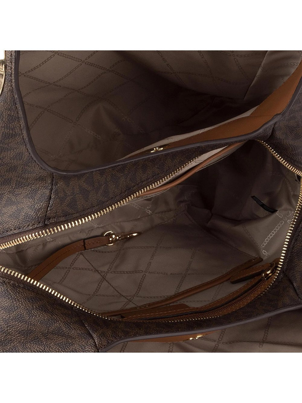 תיק מייקל קורס Lillie Large Logo Shoulder נשים