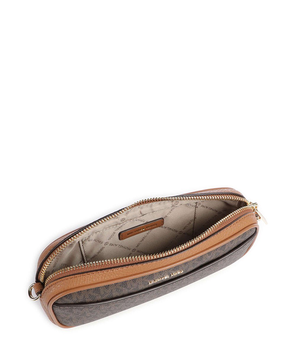 תיק מייקל קורס May Small Signature Logo Shoulder Bag נשים