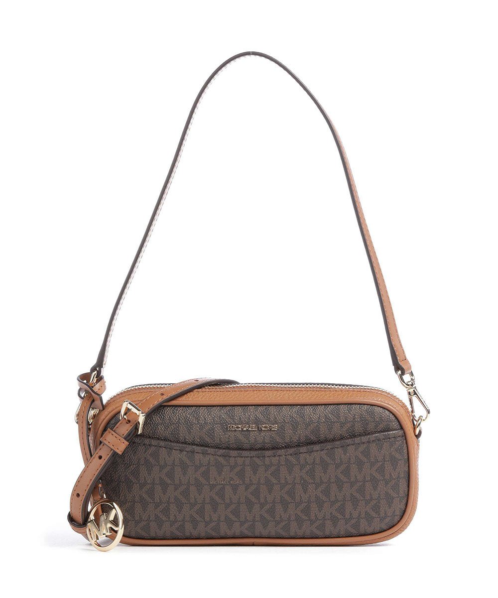 תיק מייקל קורס May Small Signature Logo Shoulder Bag נשים