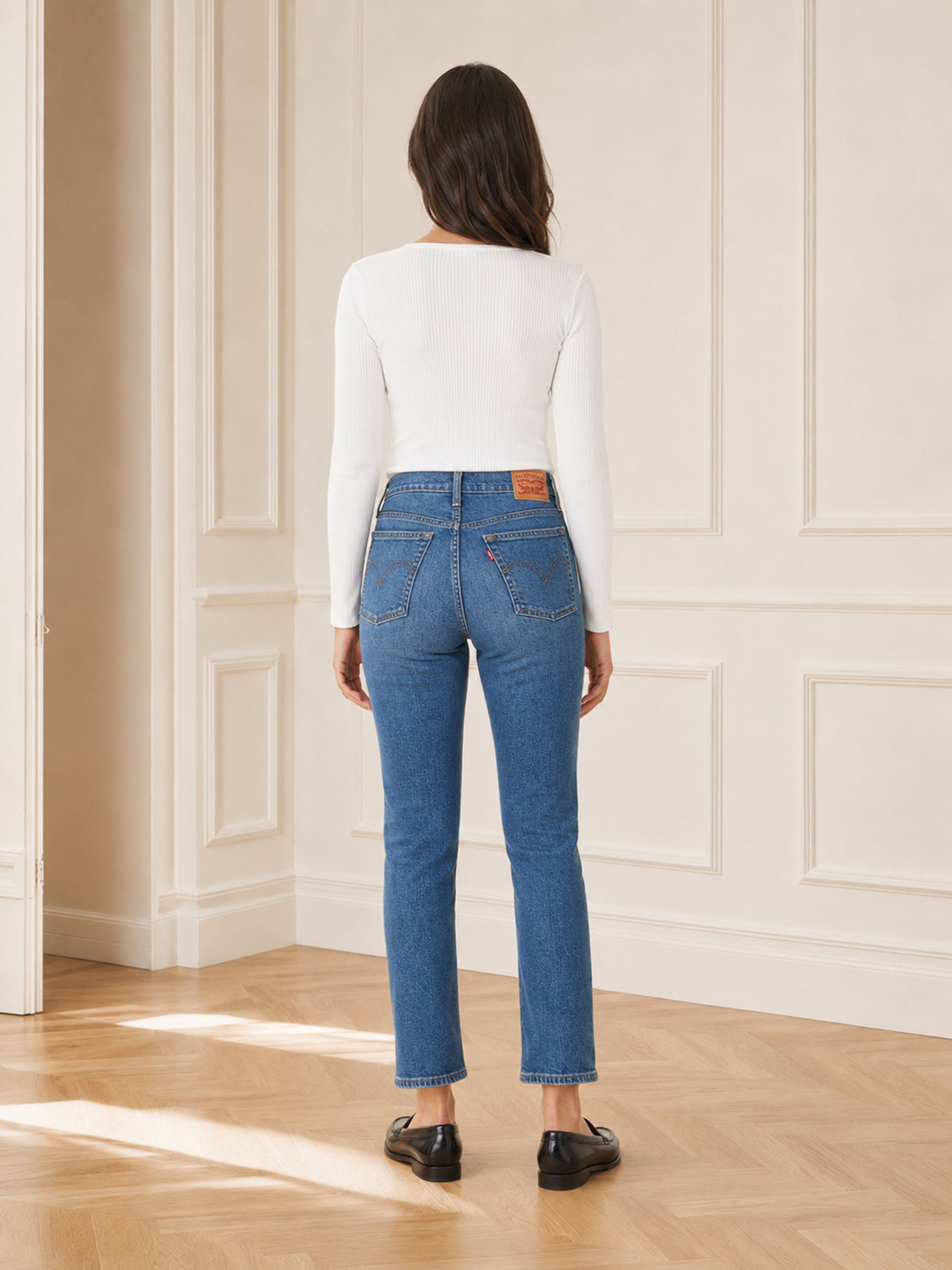 ג'ינס ליוויס Wedgie Straight נשים