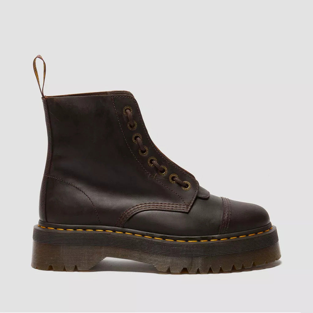מגפי ד"ר מרטינס Sinclair Crazy Horse Leather Platform נשים