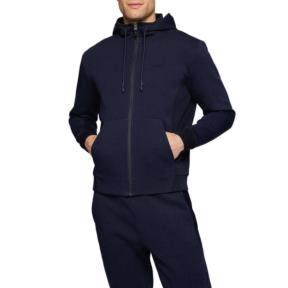 ג'קט קפוצ'ון הוגו בוס כיתוב לוגו גברים