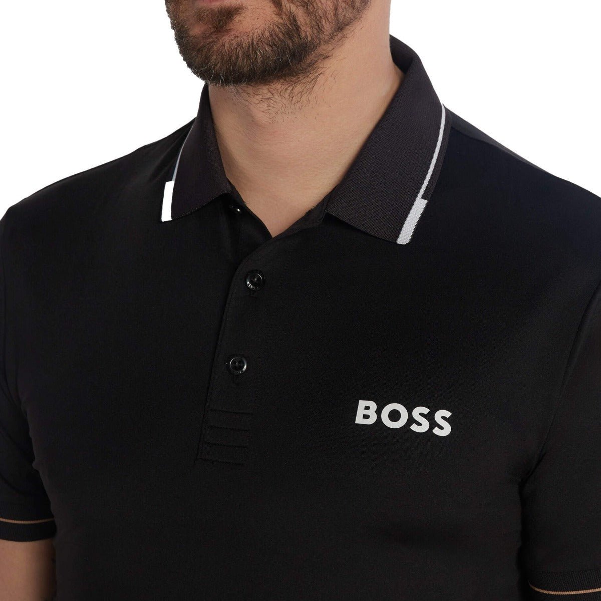 חולצת פולו קצרה הוגו בוס Paul Pro גברים