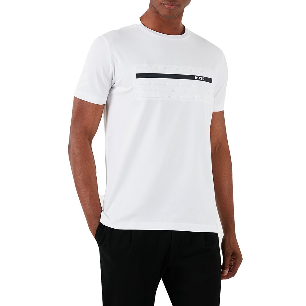 חולצת טישרט הוגו בוס קצרה Embossed Artwork