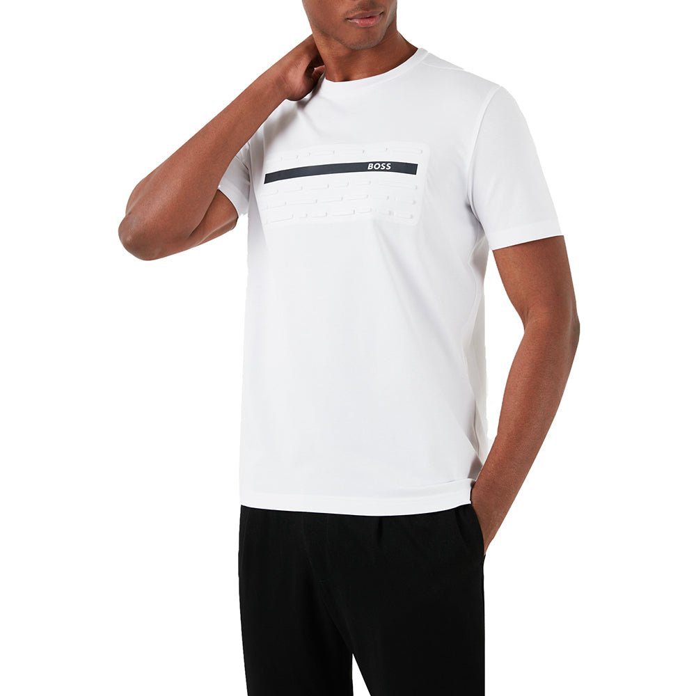 חולצת טישרט הוגו בוס קצרה Embossed Artwork